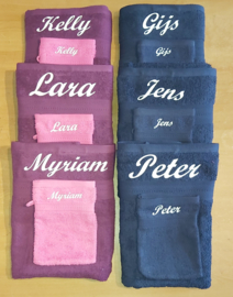 ????Handdoeken & Washandjes bedrukt voor de klanten????