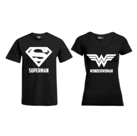 T-shirt Superman & Superwoman