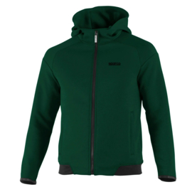 Hooded sweater +rits Hoody