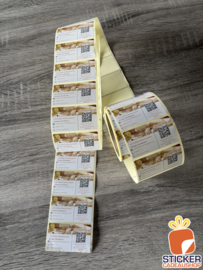 😍Stickers op Rol geleverd voor de Klant😍
