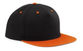 5 Panel Contrast Snapback (Diverse Kleuren) met bedrukking