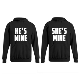 Hoodie He's Mine & She's mine