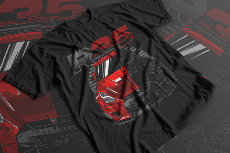 T-Shirt: Nissan GT-R R35