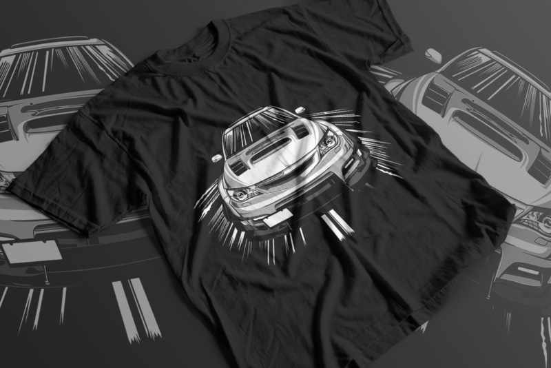 T-Shirt: Silhouette Car