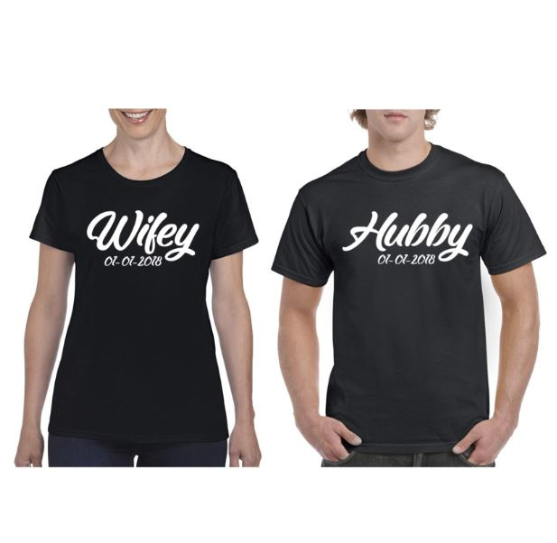 T-shirt Hubby & Wifey