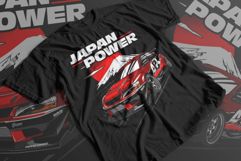 T-Shirt: Mitsubishi Japan Power