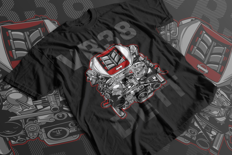 T-Shirt: VR38 DETT