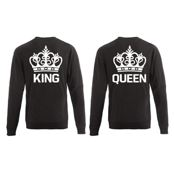 Sweater King & Queen + Kroon