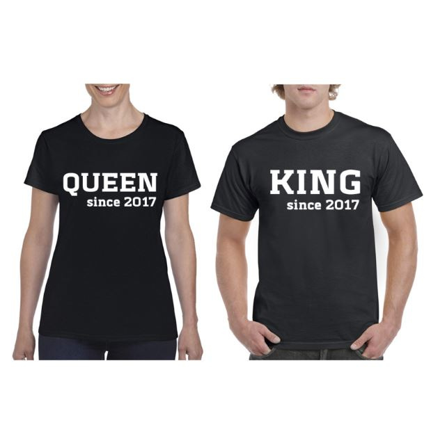 T-shirt King & Queen since