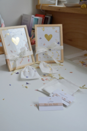 LOVE Special  > Een hart van goud samen met een affirmatie armbandje <