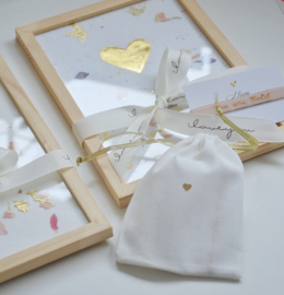 LOVE Special  > Een hart van goud samen met een affirmatie armbandje <