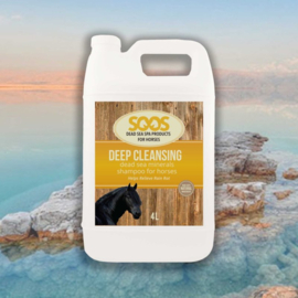 Soos Pets Deep Cleansing Dead Sea Minerals Shampoo (paard) | 4 liter