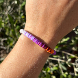 Armband - Boho  - Purple/Orange