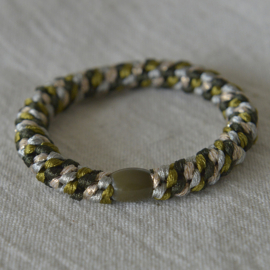 Pelito - Haarelastiek / armband - Blue/army green/ beige/ dark green