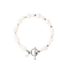Armband - Pearls silver