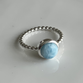 Larimar - ring mt 17