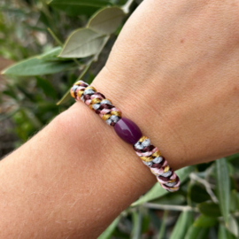 Pelito - Haarelastiek / armband - Purple/Blue/Pink