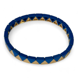 Armband -Triángulo - Azul