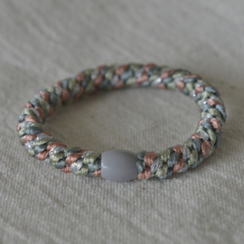 Pelito - Haarelastiek / armband - Glitter/green/pink