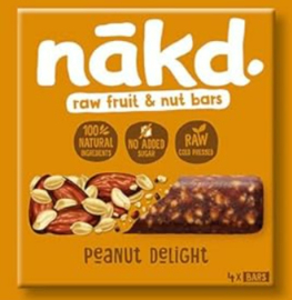 NAKD - Pure fruit -en noten reep - Peanut Delight / Pindagenot
