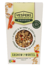 Yespers - Granola - Cashew & Wortel (400 gr)