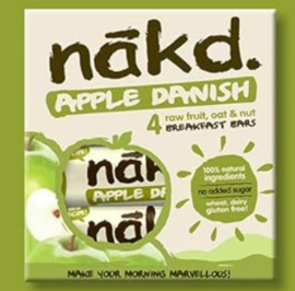 NAKD - Pure fruit -en noten reep - Apple Danish / Deense Appel