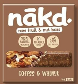 NAKD - Pure fruit -en noten reep - Coffee & Walnut / Koffie & Walnoot