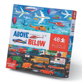 Crocodile Creek Puzzel Above & Below Things That Go - 48 stukjes
