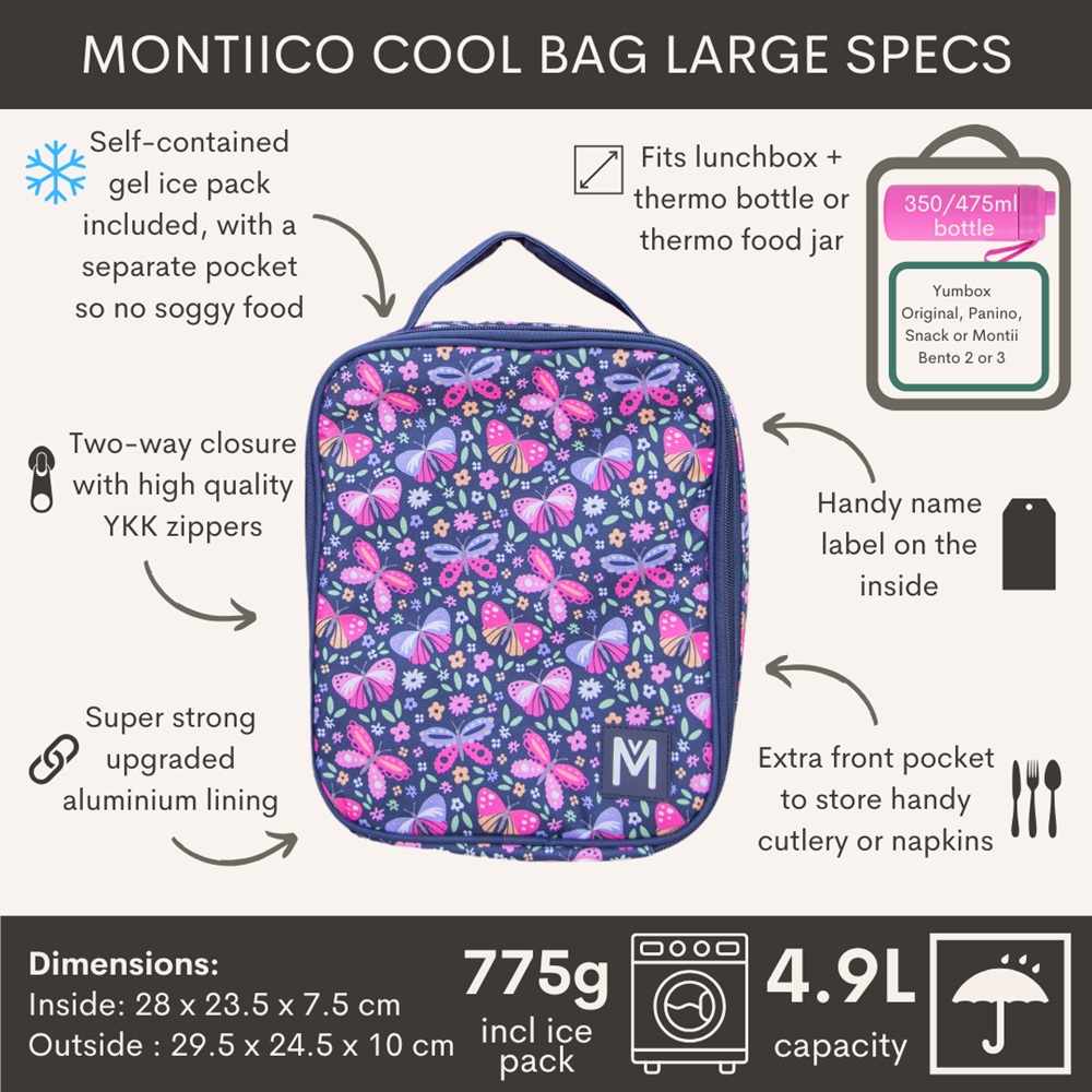 MontiiCo Koeltas Butterflies - L