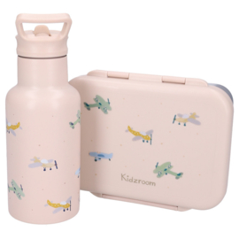 Kidzroom Lunchbox RVS Small Talk Beige