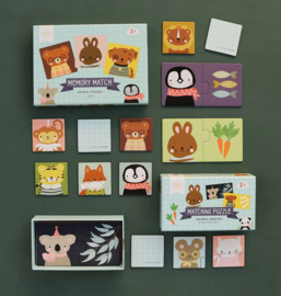 A Little Lovely Company Memoryspel Dierenvriendjes