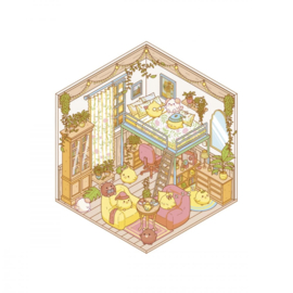 Janod Cosy Stickers - Lovely Home