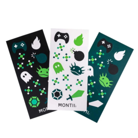 MontiiCo Waterproof Stickerset Game On