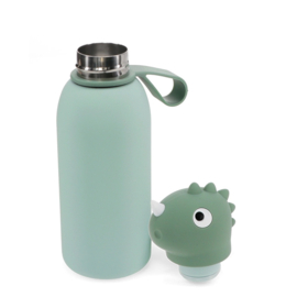 Rex London Drinkfles Met Dierenkop 350 ml Dinosaurus