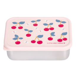 A Little Lovely Company RVS Lunchbox Kersen