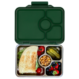 Yumbox Prêt RVS 4 vakken Dublin Green