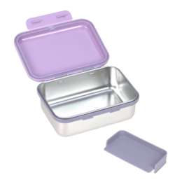 Lässig Lunchbox RVS Little Gang Heart Lilac