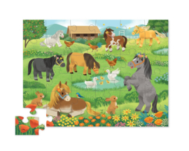 Crocodile Creek Vloerpuzzel Pretty Ponies - 36 stukjes
