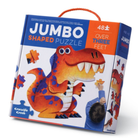 Crocodile Creek Jumbo Puzzel Dinosaurus - 48 stukjes