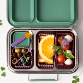 Lekkabox® Bento Rechthoekige Cups Plum