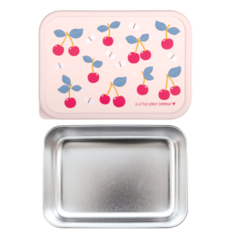 A Little Lovely Company RVS Lunchbox Kersen