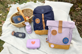 Lässig Lunchbox RVS Little Gang Heart Lilac