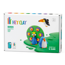 Hey Clay Boetseerklei Vogels - 3 figuren