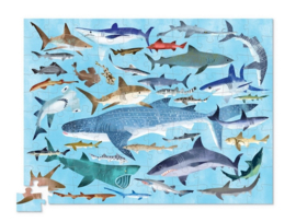 Crocodile Creek Puzzel Sharks - 100 stukjes