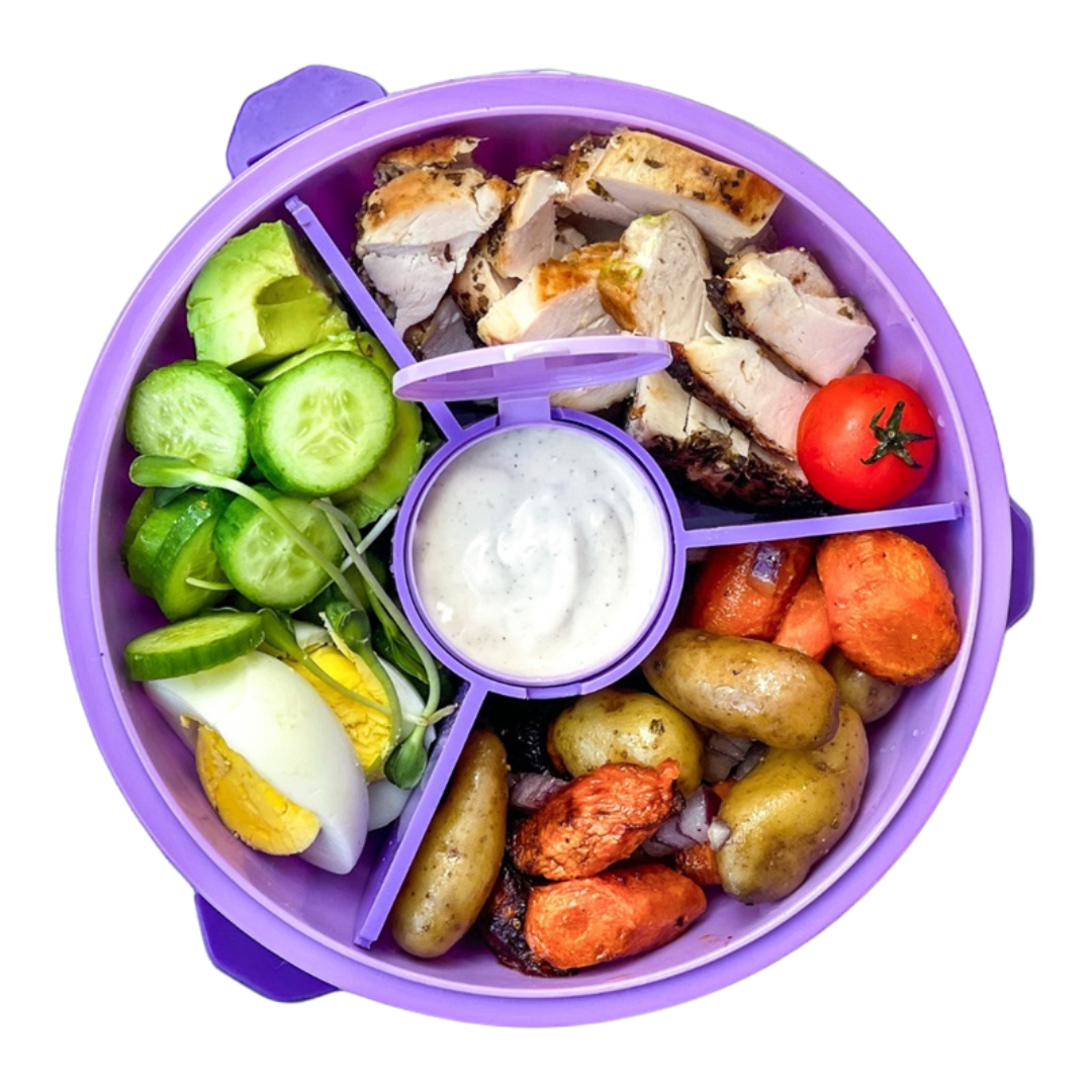 Yumbox Poke Bowl 3 vakken - Maui Purple