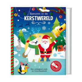 Zaklampboek Speuren in de kerstwereld