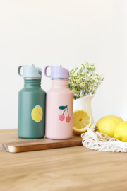 Lässig Drinkfles RVS Happy Fruits Cherry
