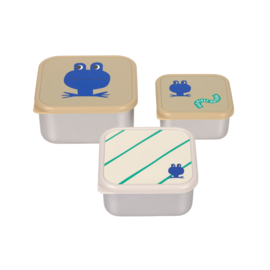 Lässig Snackboxen RVS Happy Trails Frog