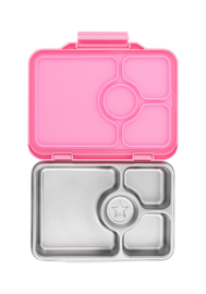 Yumbox Prêt RVS 4 vakken Versailles Pink