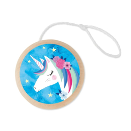 Mudpuppy Wooden Yo-Yo Unicorn